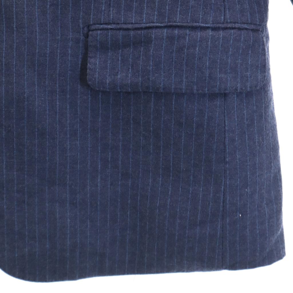 TAKASHIMAYA made in Japan Striped Pattern Lanvin fabric suit Setup Navy Men's Used