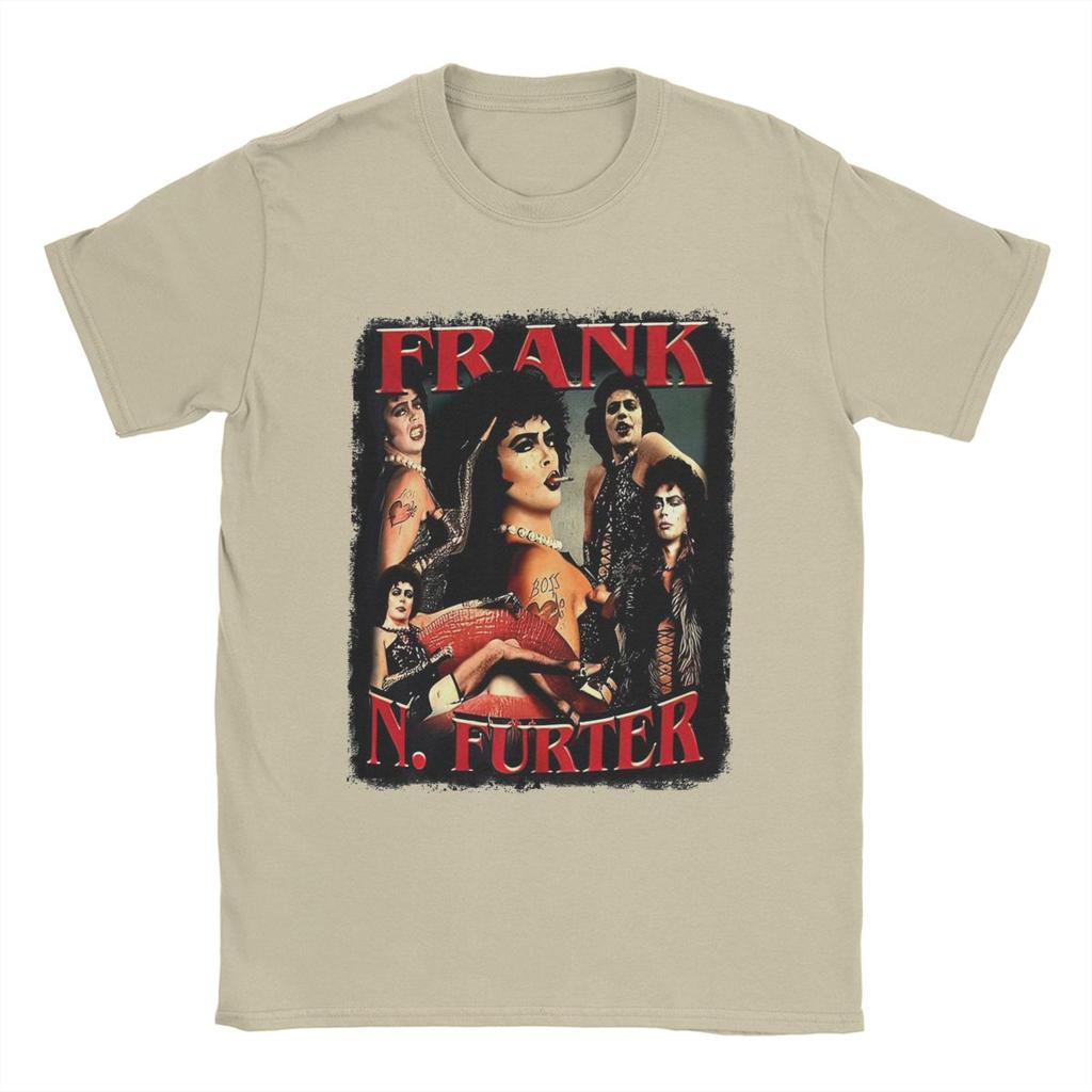 Frank N Furter Men T Shirt The Rockys Horror Picture Show Funny Tees Short Sleeve O Neck T-Shirts 100% Cotton Party Clothing