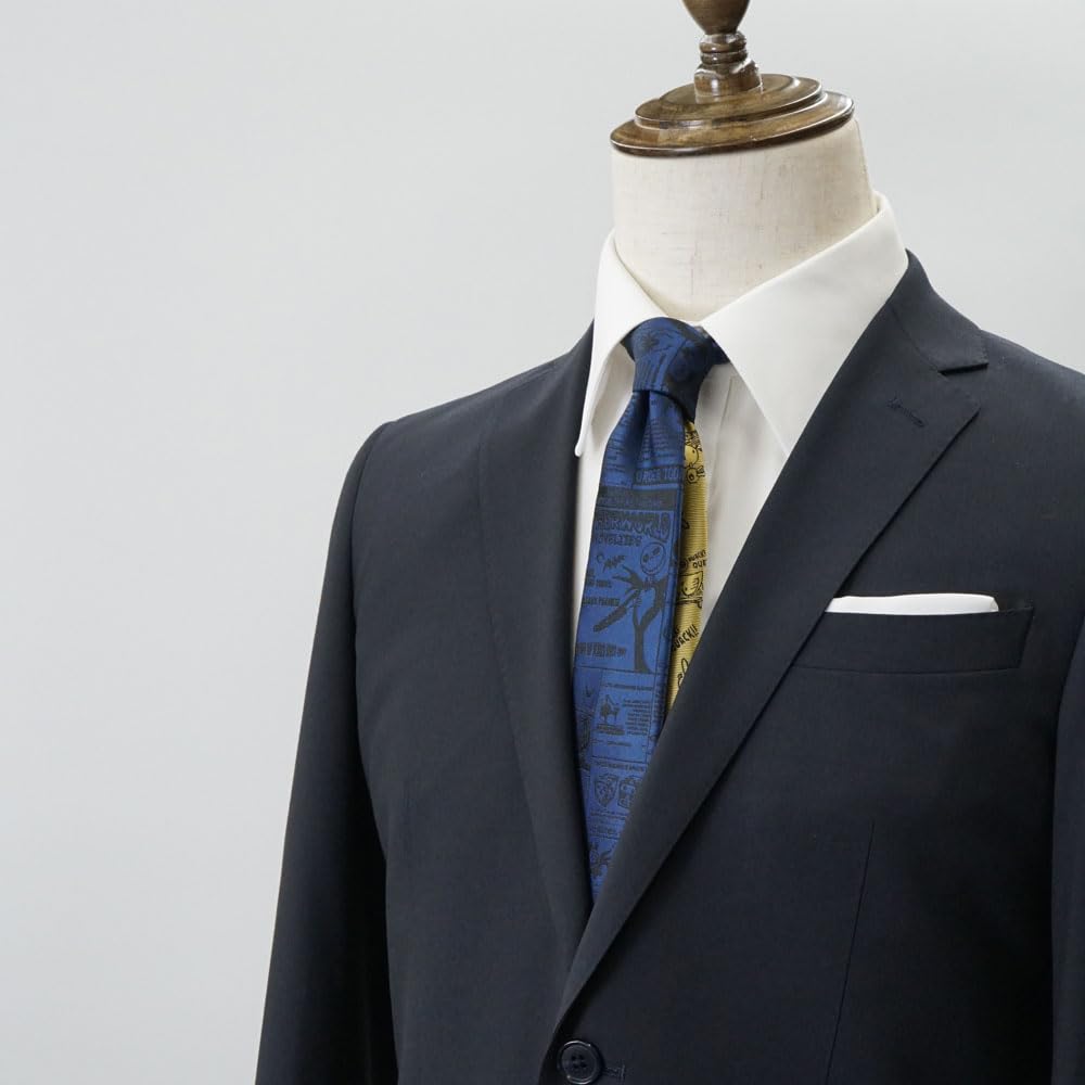 [Disney] Necktie (Nightmare Before Christmas Killer Duck pattern) DNDW0941 Navy