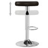 Bar Stool Set 2 Pcs Brown Faux Leather