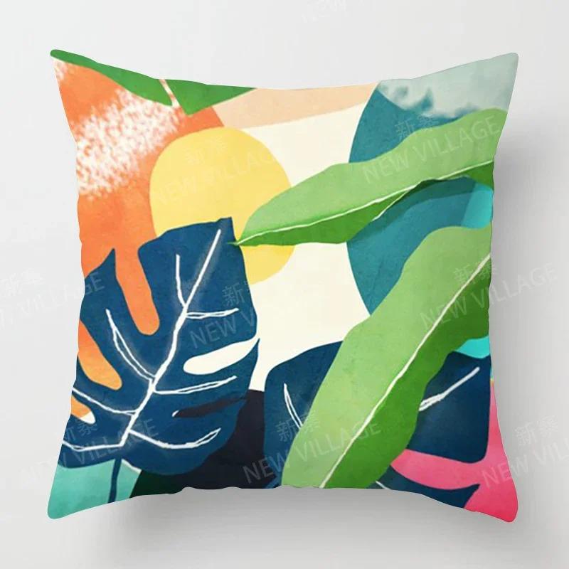 Nordic Fall Home Decor Autumn Decoration Throw Pillow Cover Sofa Cushion Cover  Modern 45x45cm 45*45 50*50 60*60cm  Living Room
