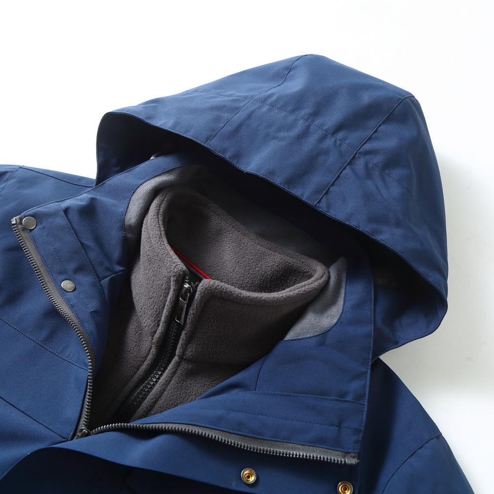 Winter Pocket Fleece Jacket Three In One Assault Suit for Men and Women, Windproof and Warm Jacket for Daily Leisure and Outdoor Exploration