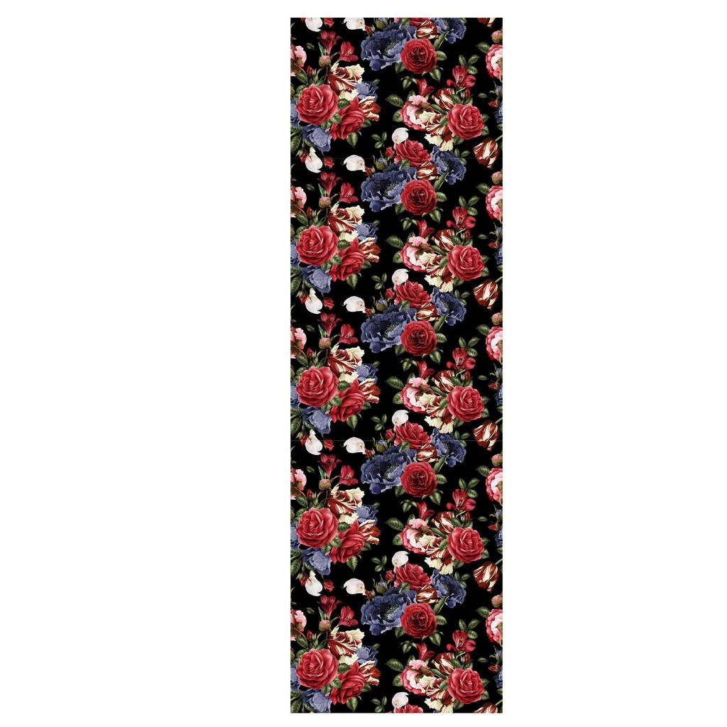 Seamless Waterproof Antifouling Wallpaper (Thick Ink Flower Green Plant)