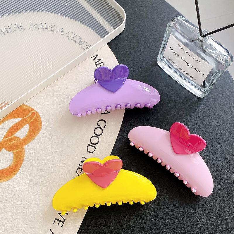 And Sleek Versatile Extra Large Hair Claw Clip In Various Candy Colors For Women Fashionable