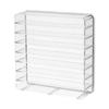 1/64 Wheels Display Case Stand, Dustproof Stationery 8 Layer Model for Toy