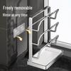 Stainless Steel Wall-Mounted Kitchen Rack for Cutting Boards and Pot Lids