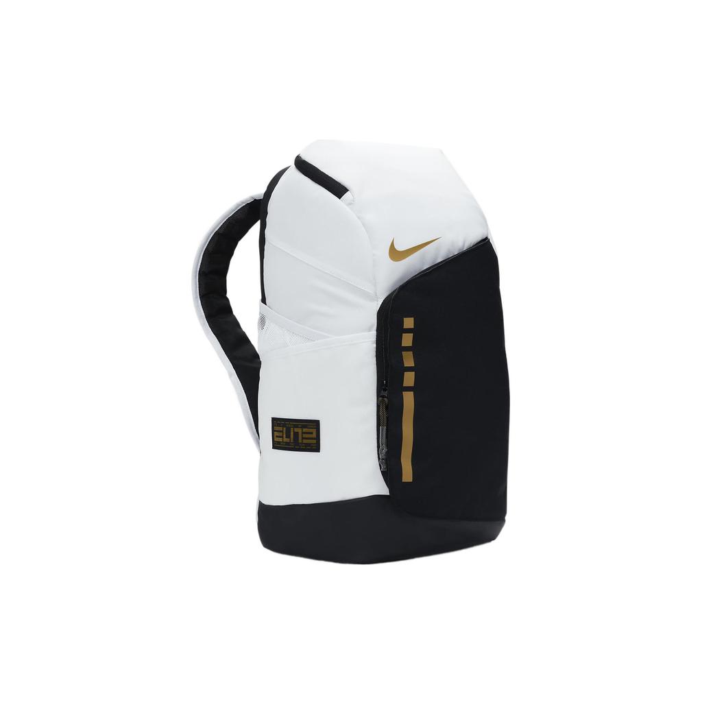 New Nike Hoops Elite 32L Backpack White/Gold/Black DX9786-100