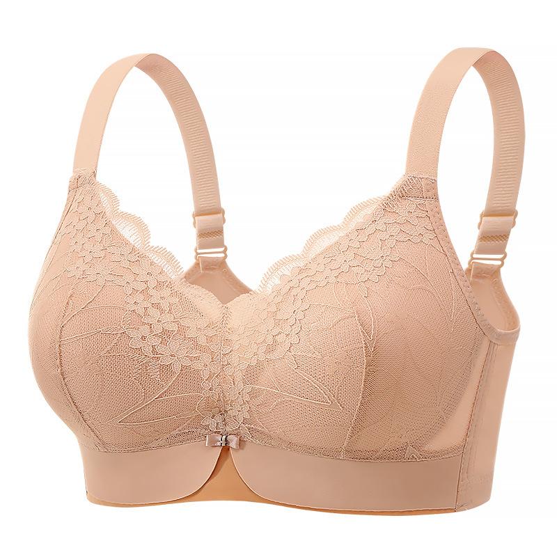 Flat Chest and Small Chest Special Bra Bra, High-end Steel-free Sexy Lace Gathering Underwear Girls 1011 New