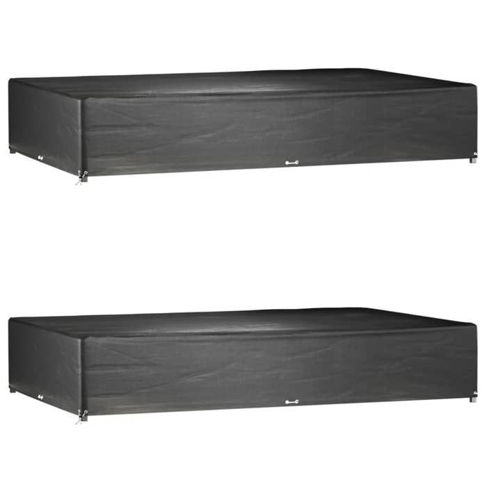 VidaXL Garden Furniture Covers 2 Pcs 16 Eyelets Rectangular 3155367