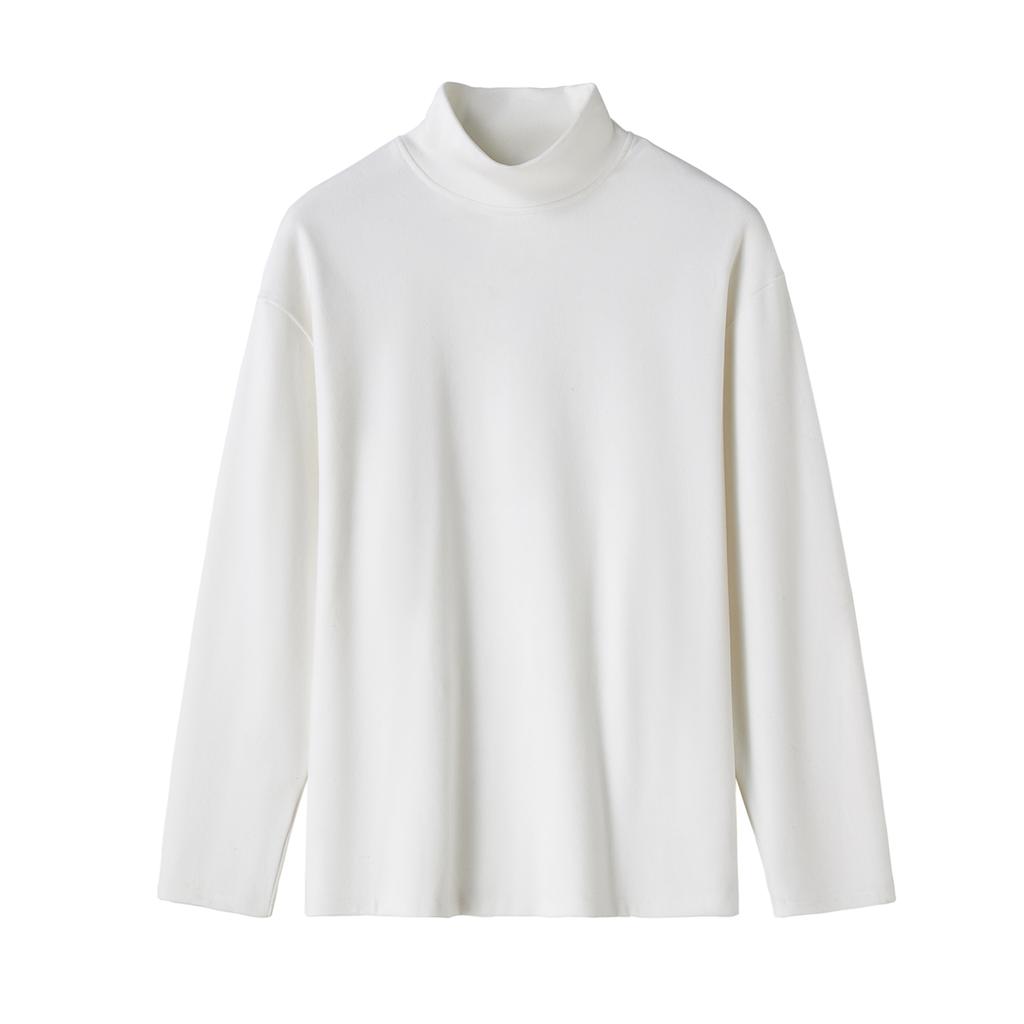 Men's Casual Long Sleeve T-shirt Gentlemen Loose Pullovers Autumn Shirts Male Tops Dralon