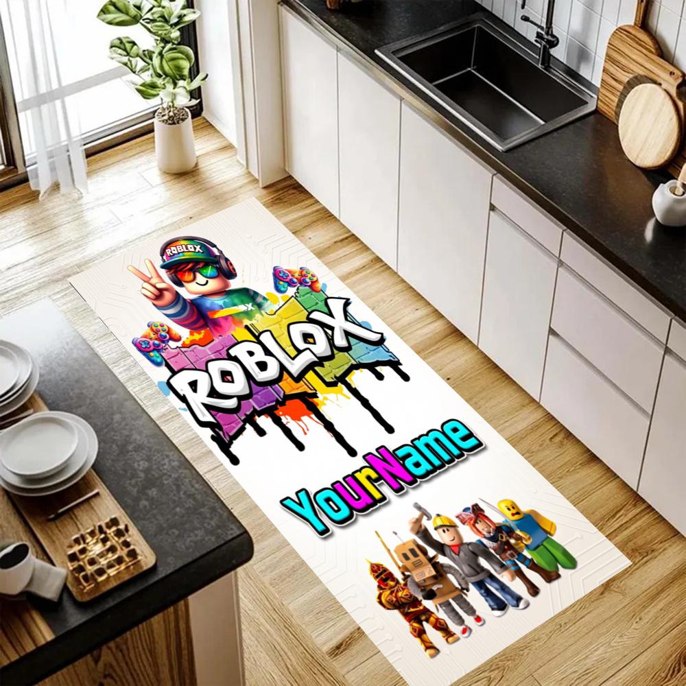 Roblox Customize Your Name Kitchen Rug Runner Rug Laundry Mat Hallway Entryway The Best Gift Choice
