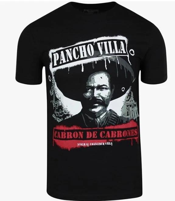 Pancho Villa Shirt Camisa De Leyenda Mexicana Revolutionary Tshirt S