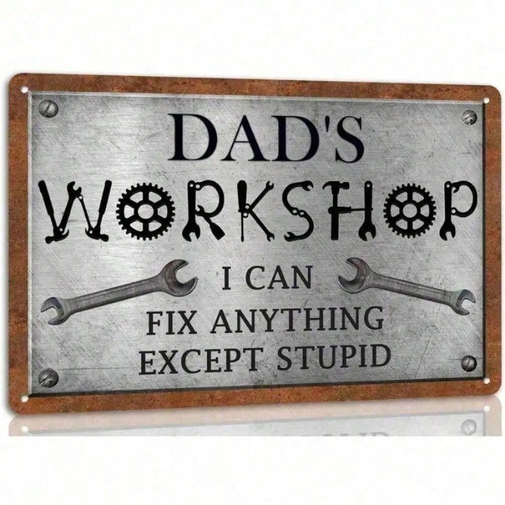 

Vintage Metal Tin Sign Retro Wall Art Home Decor Bar Man Cave Workshop Garage Pub Gift різнокольоровий