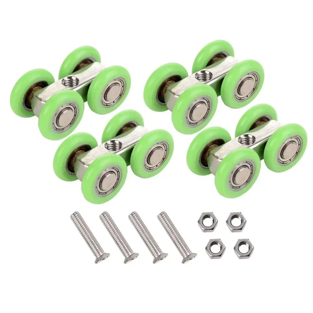 Home Hardware Versatile Application Silver Shower Room Wheel Seamless Glide User-Friendly Design Adjustable Features