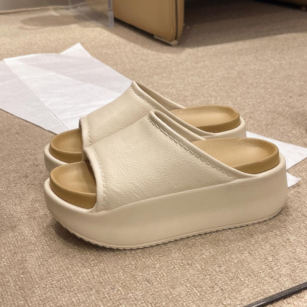 Fashion Summer Beach Thick Sole Eva Slippers Women Thick Platform Indoor Home Slides Woman Lightweight Non Slip Bathroom Flip Flops 2025