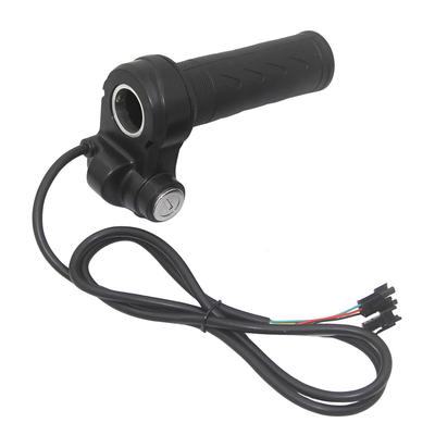 E-Motorcycle Throttle Grip Universal Electric Bicycle Scooter Wire Twist Throttle Grip with 2 Keys Waterproof Speed Controller