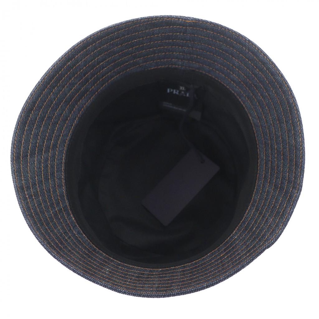 Pristine PRADA hat Indigo cotton mens XL 2HC137 Used