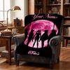 Custom Name Sailor Moon Flannel Blanket Throw Blanket Soft Warm Sofa Bed Camping Home Decor Unique Christmas Gift