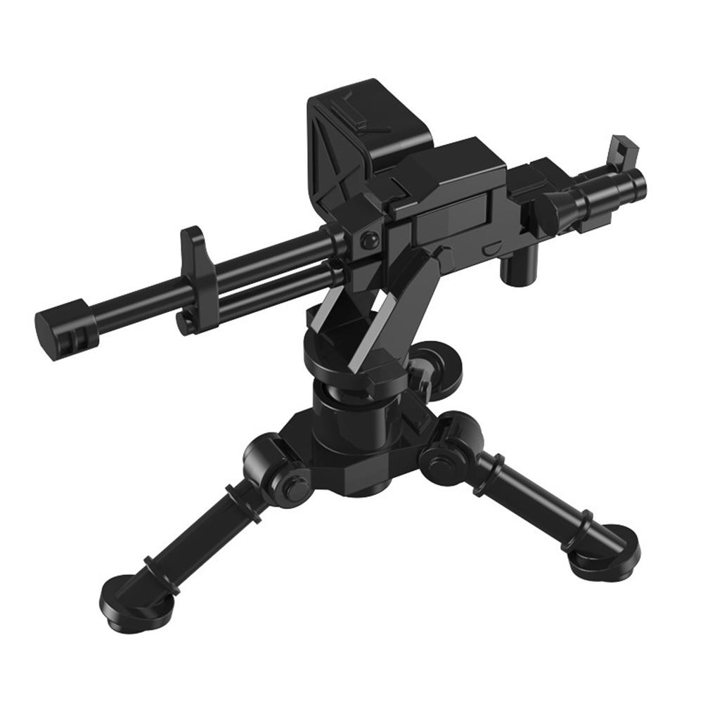 WW2 MOC-Military Building Blocks, Solider Figures, Weapons Machine Guns, Bricks Accessories, RPG Gatling, NSV Mortar, Halloween