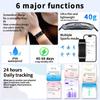 LIGE 's New Smart Bracelet Women's Health Monitoring Smart Bracelet Men's Outdoor Sports Smart Watch