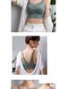 Women's Lace Bandeau Tank Top with Chest Pads - Plus Size Anti-Exposure Base Layer Bra