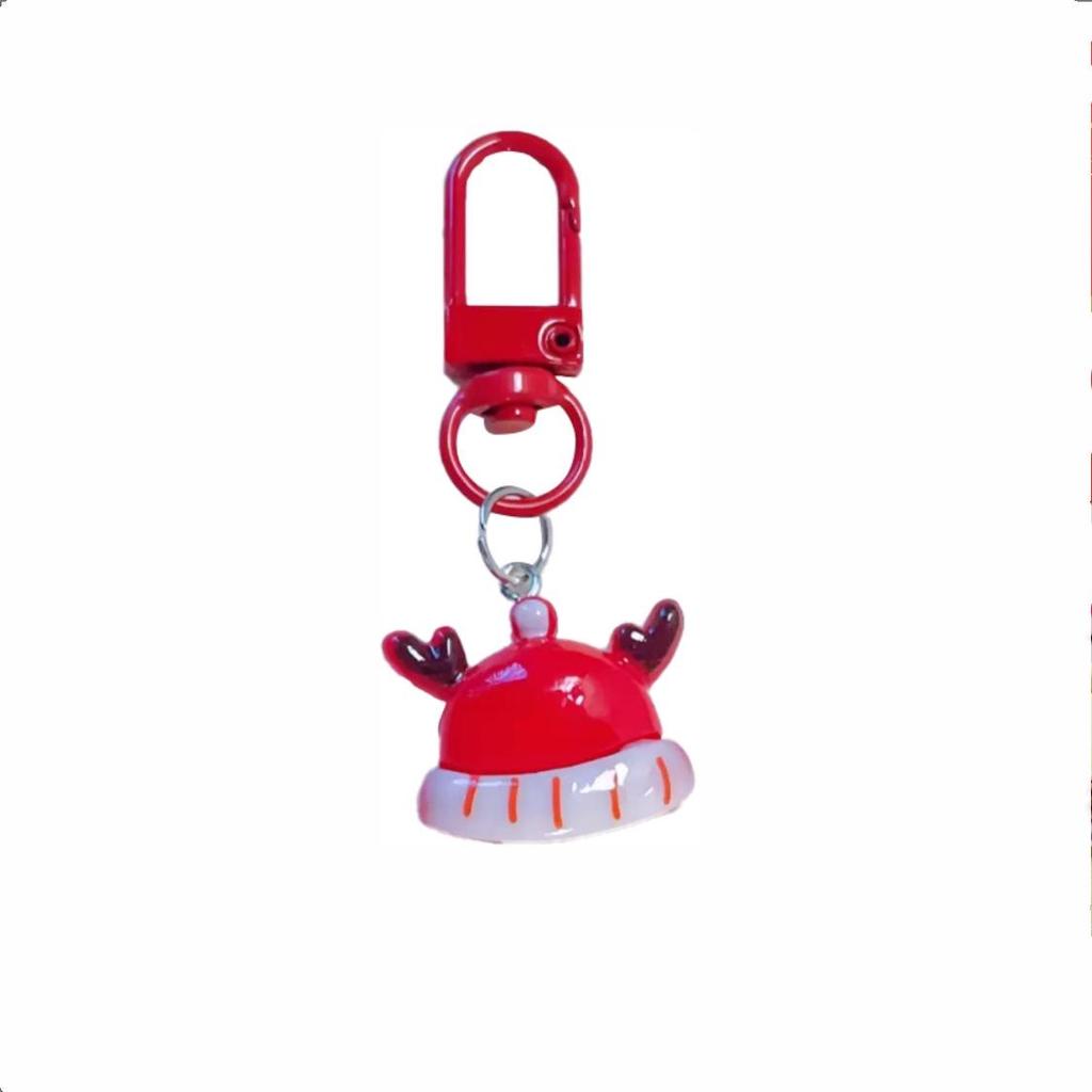 Cartoon Santa Claus Keychain Ornament - Cute Christmas Gift for Backpack or Home