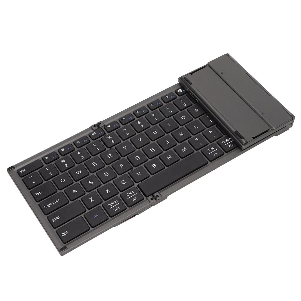 Wireless Keyboard 78 Keys Ultra Thin Folding Design Keyboard with Touchpad for Android for OS X for