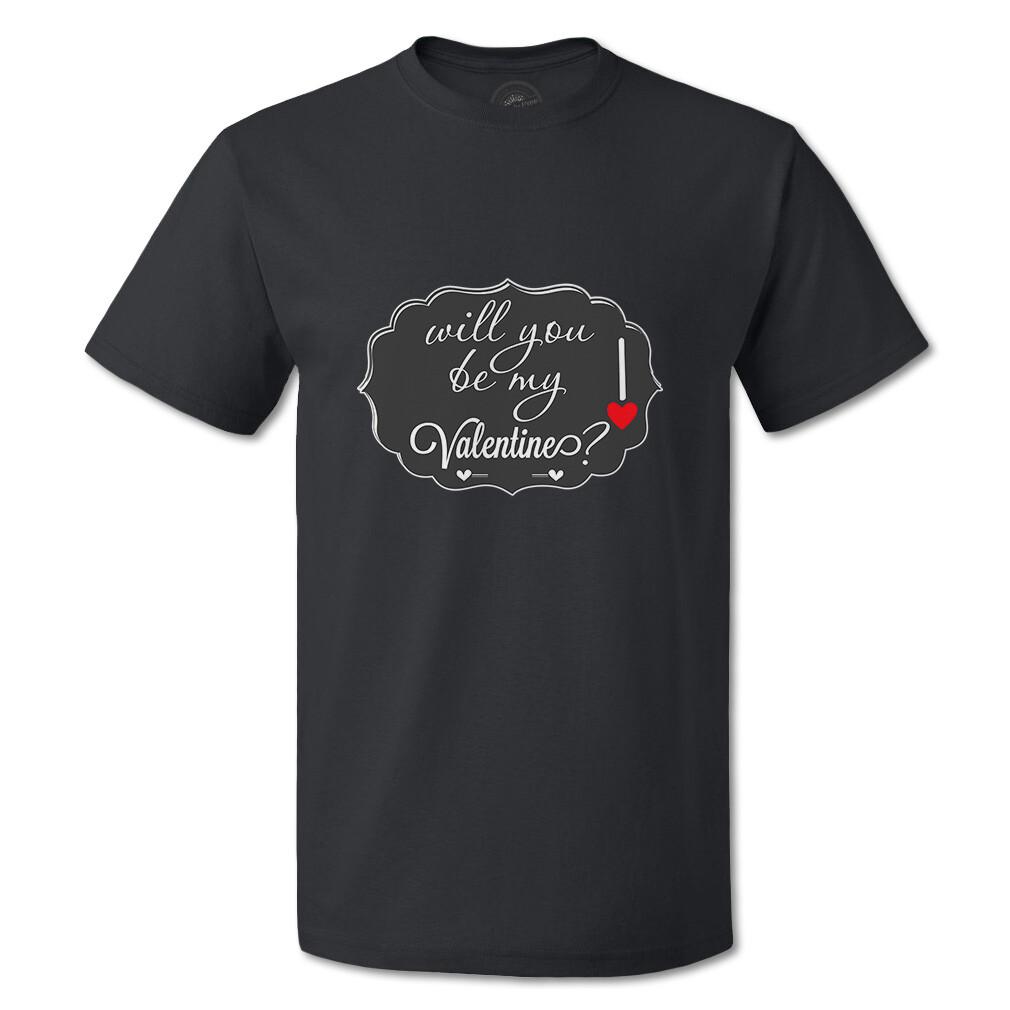 Funny Graphic T Shirts Will You Be Valentine Valentines Day Be My Valentine Top XXXXL