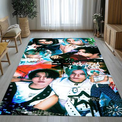 Felix Kpop Stray Kids Star Wohnzimmer Rutschfeste Teppichläufer Weicher Teppich für Schlafzimmer Kinderzimmer Spielzimmer Sofa, Heimdeko Fußmatte Geschenk