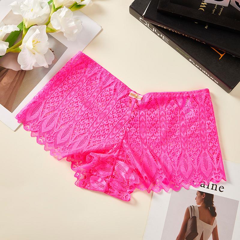 Amazing Sexy Panties Women Mid Waist Lace Thongs And G Strings Underwear High-quality Lingerie Hollow Out Transparent Int