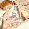 Tazza alla Moda in Vetro Trasparente per Ragazze - Ideale per Bevande Fredde, Tè al Latte o come Elegante Regalo.
