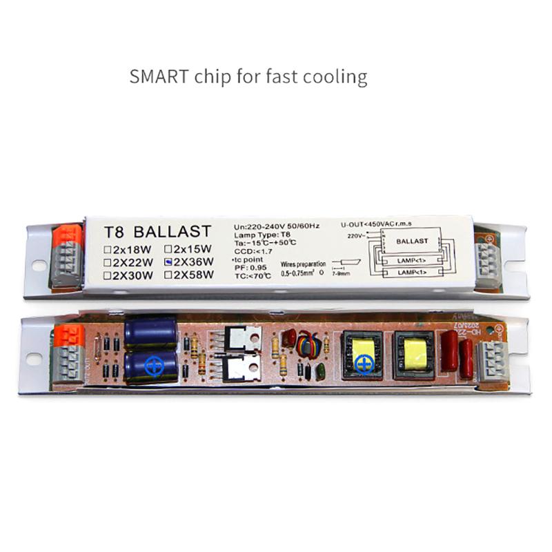 Ac 220-240V Wide Voltage T8 T5 Compact Electronic Ballast Instant Tube Desk Lights Fluorescent Lamp Ballast Home Office Supplies