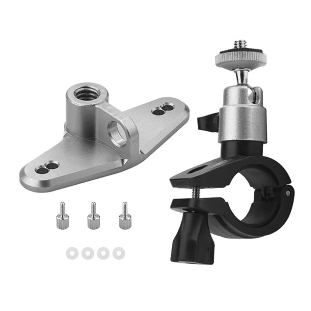 Aluminium Alloy Bike Mounting Base for DJI Mini 4 Pro/Mavic Air 3/RC RC2 Remote Control with Screen 1/4 Screw Mount