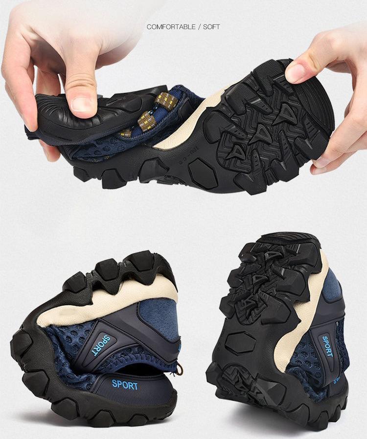 Men's Mesh Shoes Wading Shoes Summer Breathable Sports and Leisure Running Shoes Outdoor Sports Shoes