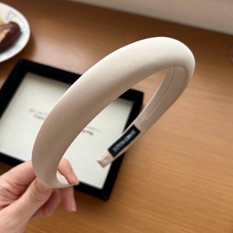 Korea Solid Color Headbands For Women White Hairband Adults Sponge Head Bands Girls Black Hair Hoop Jewley Accessories