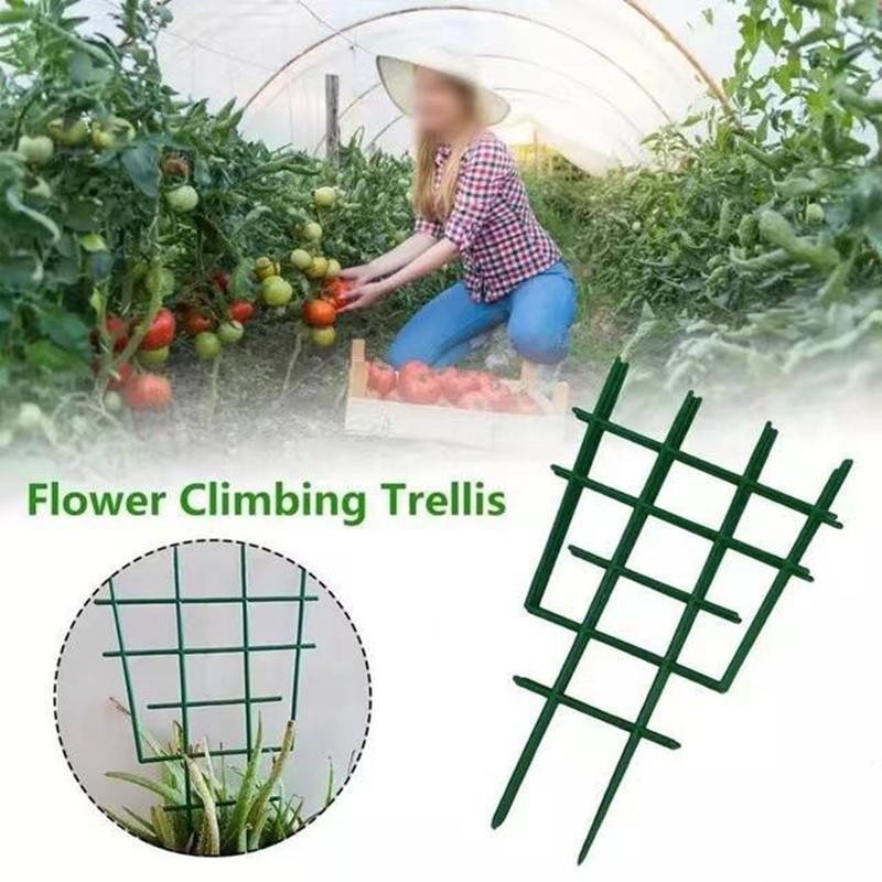 1Pc Garden Plant Climbing Trellis, DIY Plastic Plant Support for Garden Vines Fastener Frame Pot Bracket Fixed Plant Growth Direction