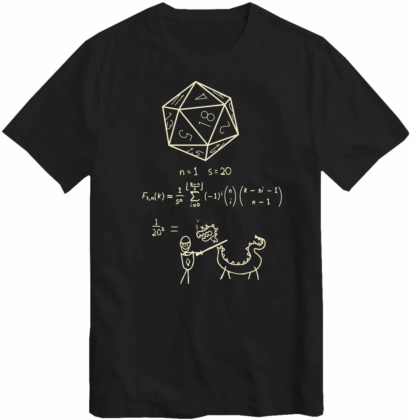 The Science of 20 Sided Dice DnD D20 T Shirt Gamer Cult Movie Music Tee Top XL