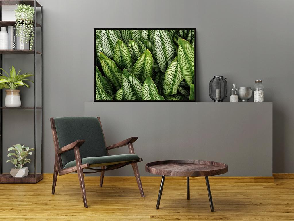Picture poster In a frame 53x73 cm Leaves P1119