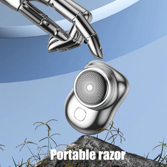 Mini Rasoir Électrique Rechargeable USB IPX7 Étanche Portable Voyage Rasoir de Rasage Humide Sec Hommes Tondeuse à Barbe Outil Épilateur