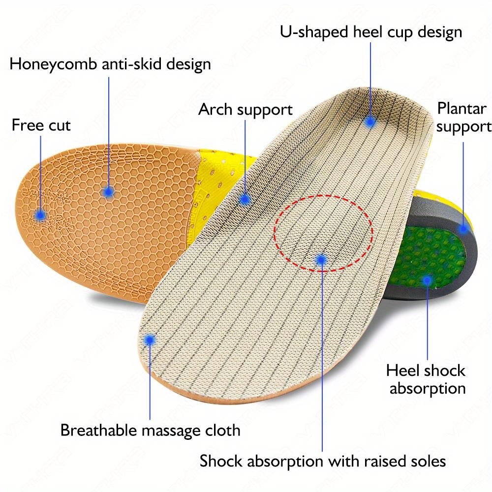 Sneaker Gel Insole Flat Foot Pad Inserted Into Arch Support Pad Foot for Men and Women