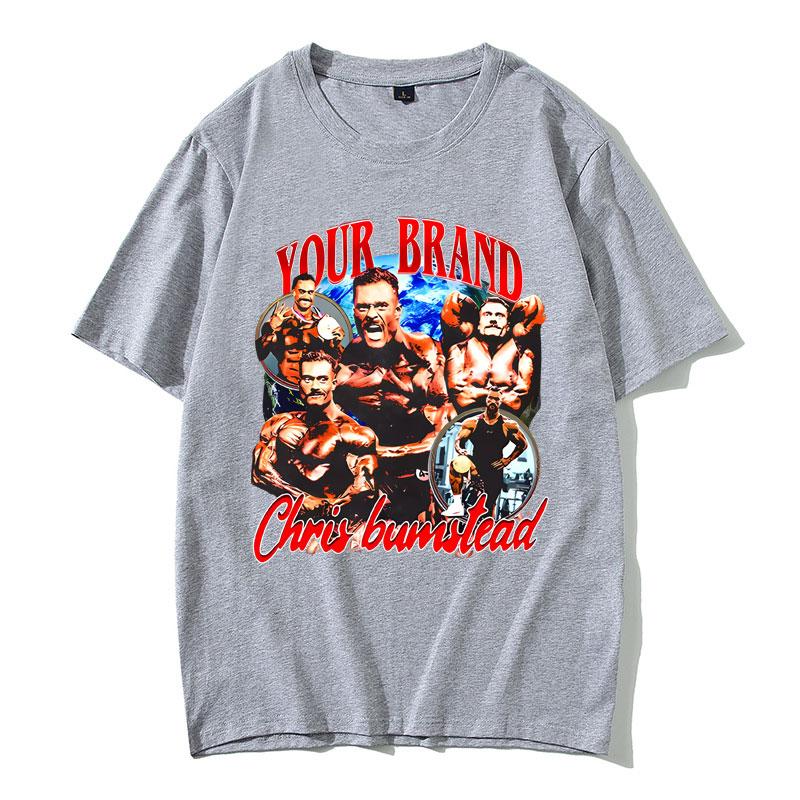 Chris Bumstead Pump Cover Funny Meme Graphic T-shirt Male Fitness Gym Oversized Short Sleeve Men Women Casual Pure Cotton Tshirt