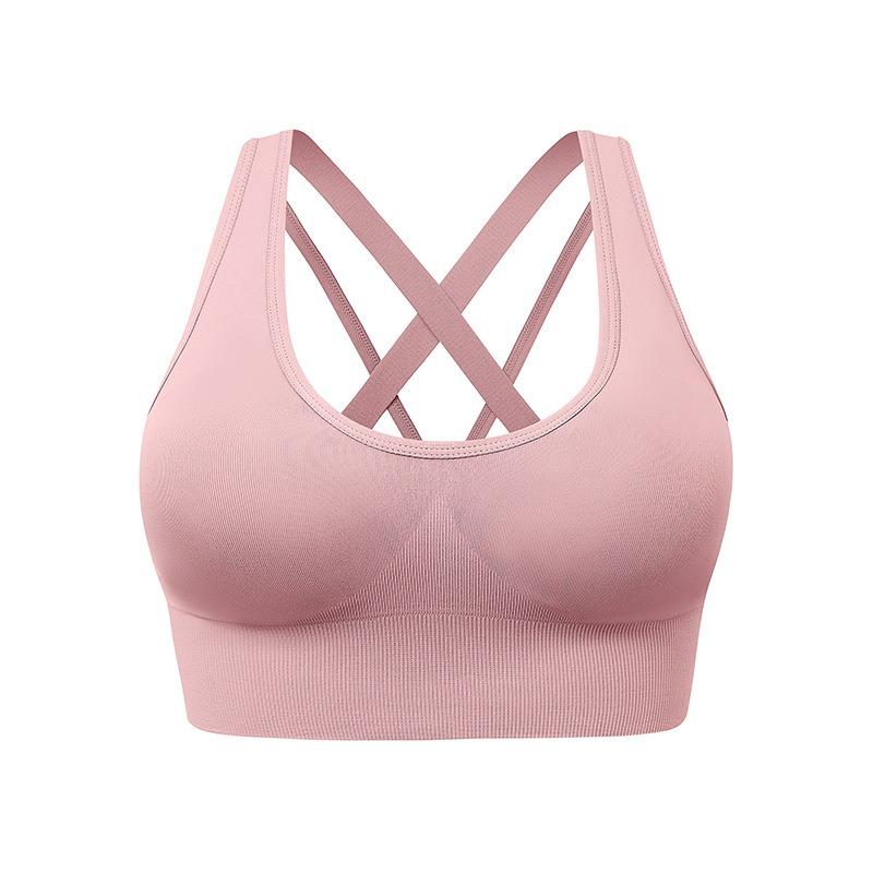 Women Shockproof Beautiful Back Sports Bra With Removable Pads For Running Fitness Yoga