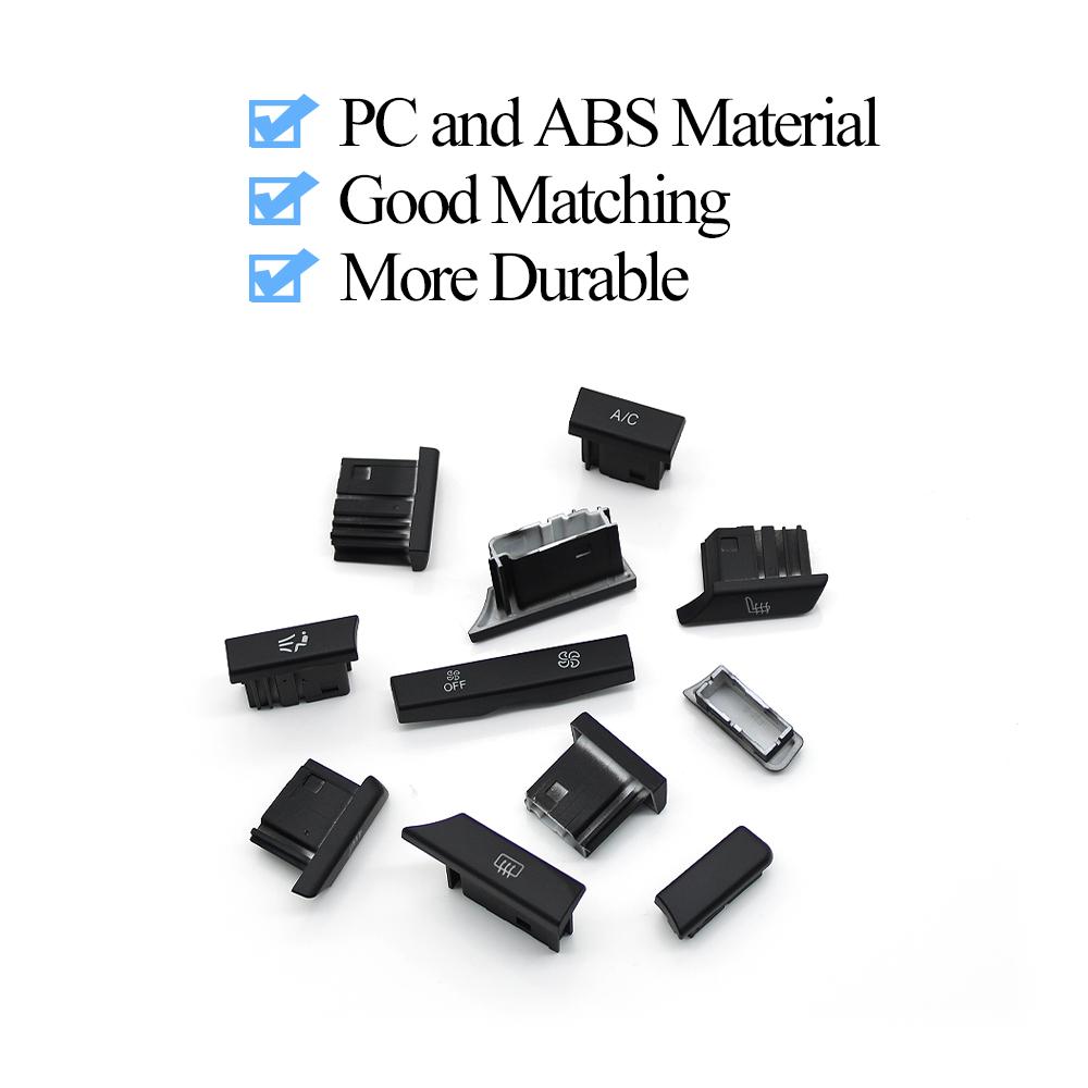 Dashboard AC Button Air Conditioning Venlitation Temperature Control Cap Repair Kit For BMW X3 F25 2014-2017 X4 F26 2013-2018