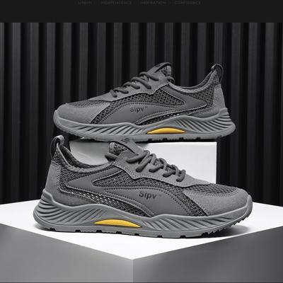 Herrenschuhe Sommer Atmungsaktives Mesh Dünne Hohle Mesh-Schuhe Laufen Freizeit Sport Männer Arbeit Arbeit Arbeitsschutz Gezeitenschuhe