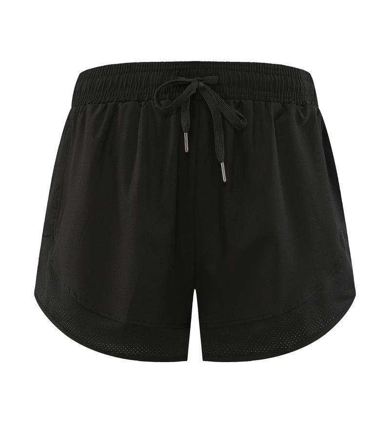 Women's Quick-Dry Loose Two-Piece Sports Shorts: Anti-Exposure, Running, Training, Yoga 5-Point Fitness Pants