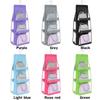 Double Side Transparent 6 Pocket Organizer Backpack Handbag Storage Bags Shoe Storage Bag Home Supplies Closet Rack Hangers