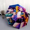 Printed Demon HunterPrinted Folding Umbrella,Outdoor,Leisure,And Travel Umbrella,Durable Umbrella Fabric,Birthday And Holiday Gift