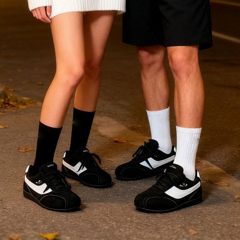 Versatile Student Blue Racing German Training Shoes Women's Autumn New Forrest Gump Shoes Flat Sports Casual Shoes Women