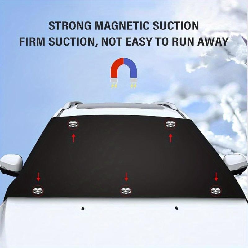 2025 Upgraded Magnetic Car Windshield Snow Cover - Fit for Most Cars,SUVs & Trucks,All-Season Anti-Freeze Protection,Windshield