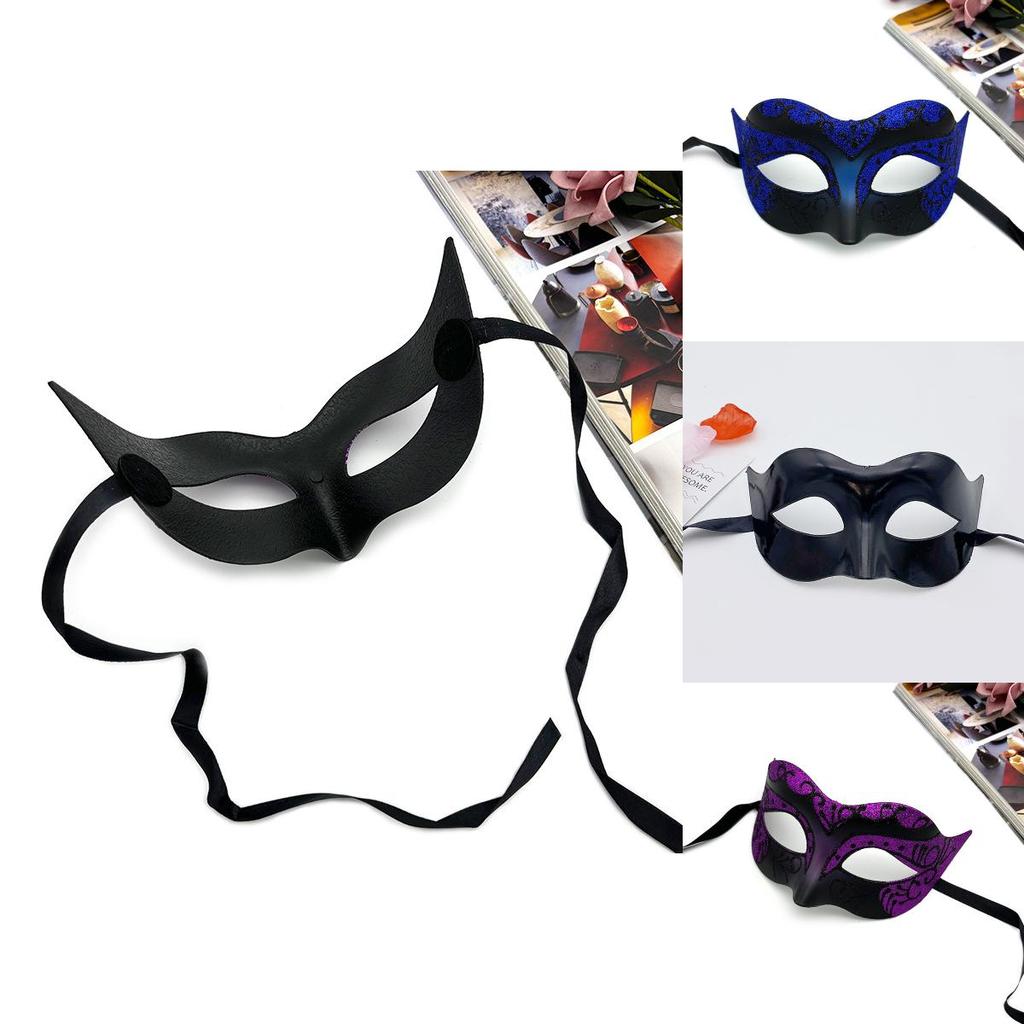 Half Face Mask For Adult Costume Events And Themed Parties